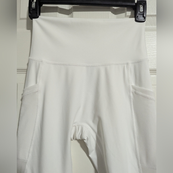 Aerie Offline Goals 7/8 Legging White Mesh Details High Waist Medium - Picture 7 of 9